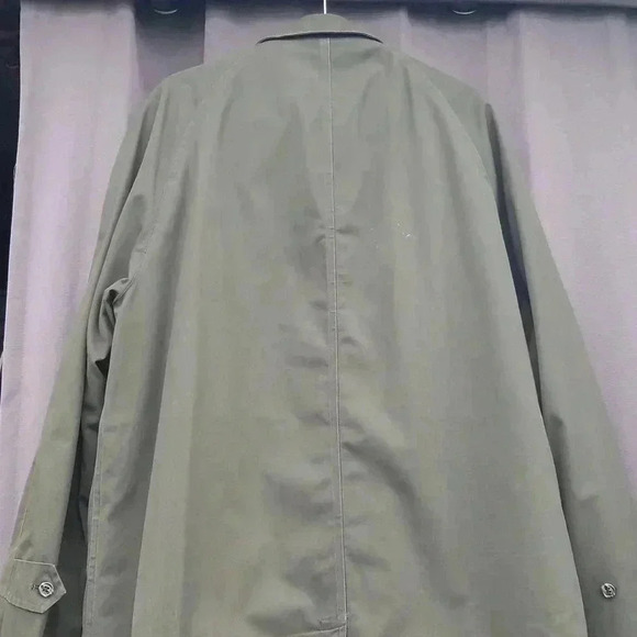 Vintage London Fog Maincoats Army green 40 Long winter coat - Picture 9 of 17